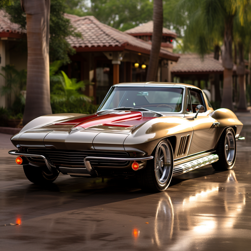 Autowins Premium-Fußmatten für Chevrolet Corvette C2 (1963-1967)