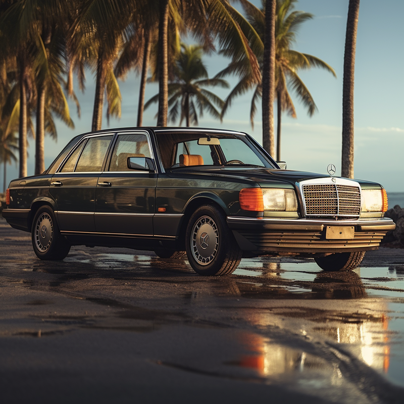 Préservez l'élégance classique avec la collection de tapis de sol Autowin pour Mercedes-Benz Classe S W126 (1979-1991)