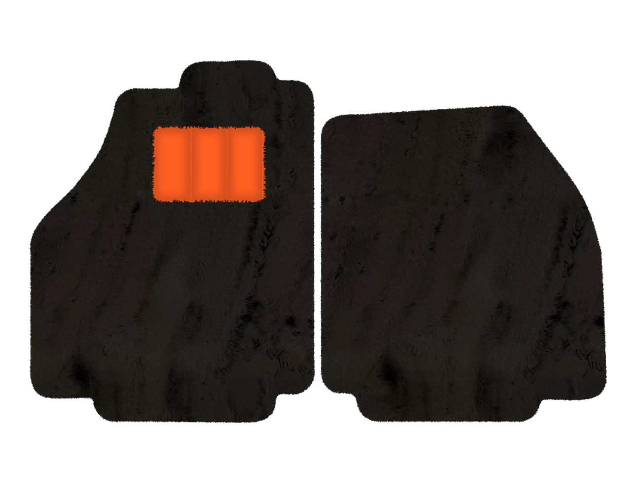 Sheepskin Floor Mats for Ferrari 488 GTB (2016-2022) - Sheepskin Length, Various Color Options - AutoWin