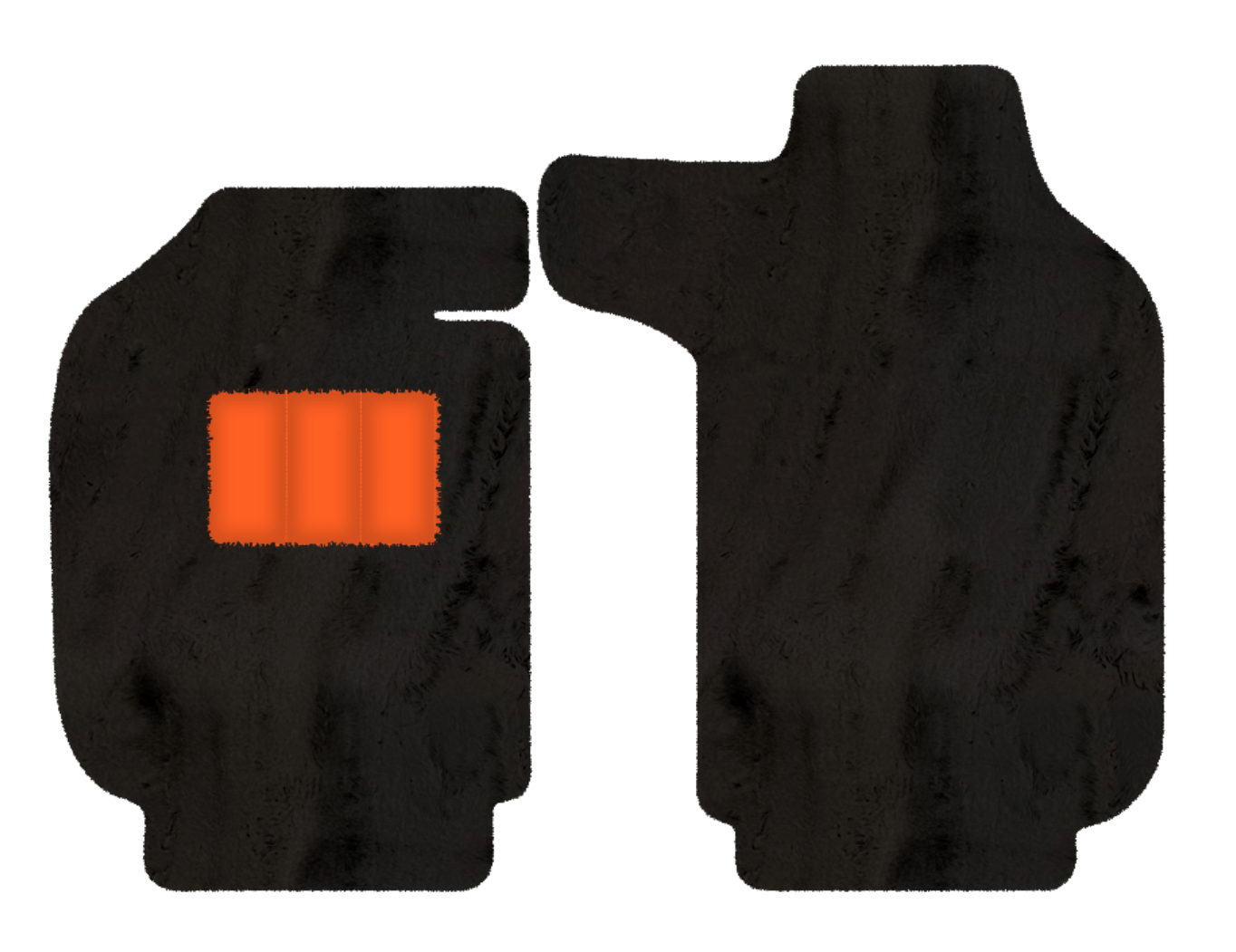 Luxury Sheepskin Floor Mats for Porsche 911 - 992 (2019-2026)