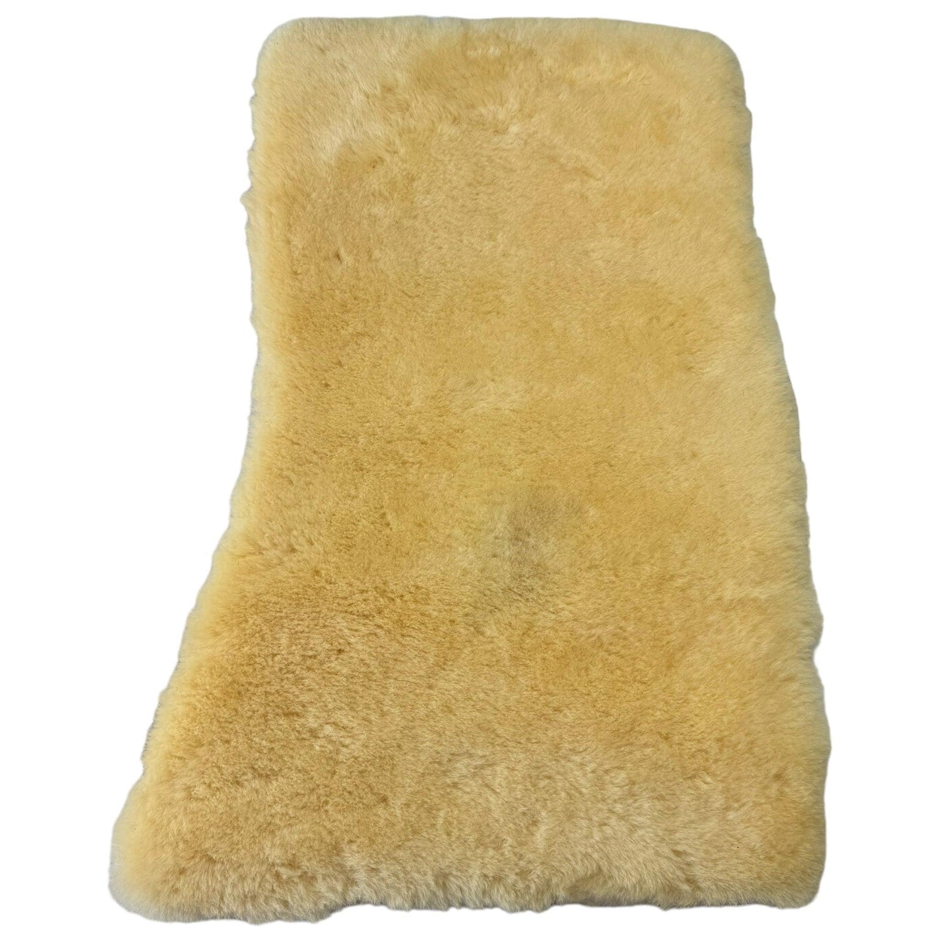 Natural Color Medical Sheepskin Floor Mats for Rolls Royce Phantom VIII (2017-2024) | Relugan - AutoWin