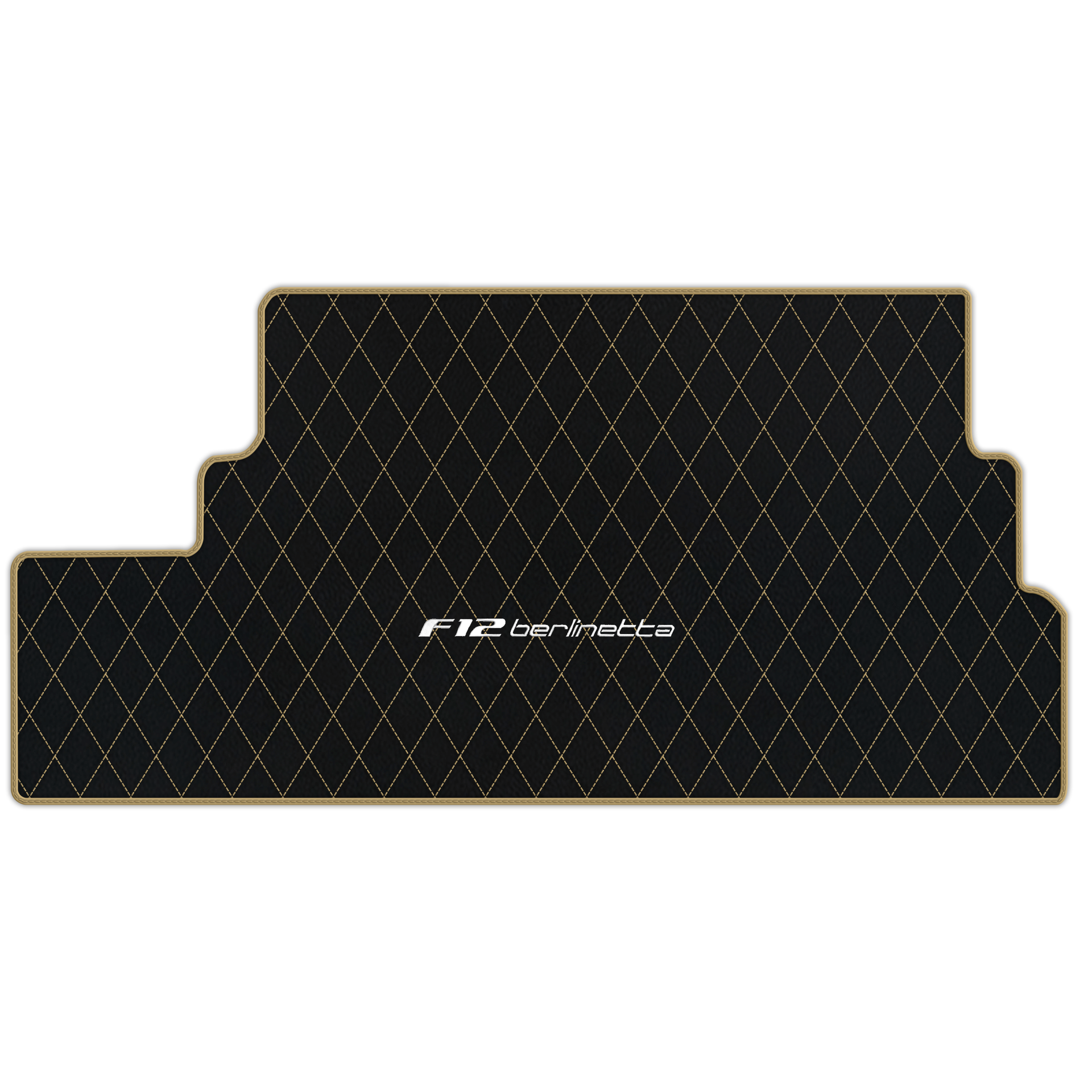 Premium Black Leather Floor Mats for Ferrari California | Full Set