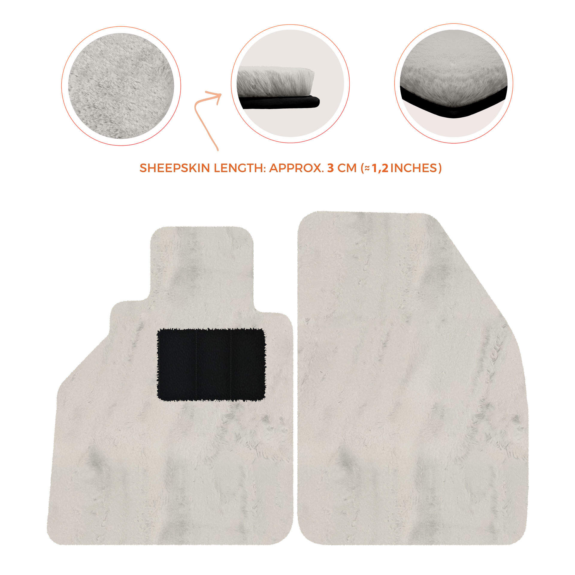 Dark Blue Floor Mats for Porsche 986 Boxster (1996-2004) with Leather - AutoWin