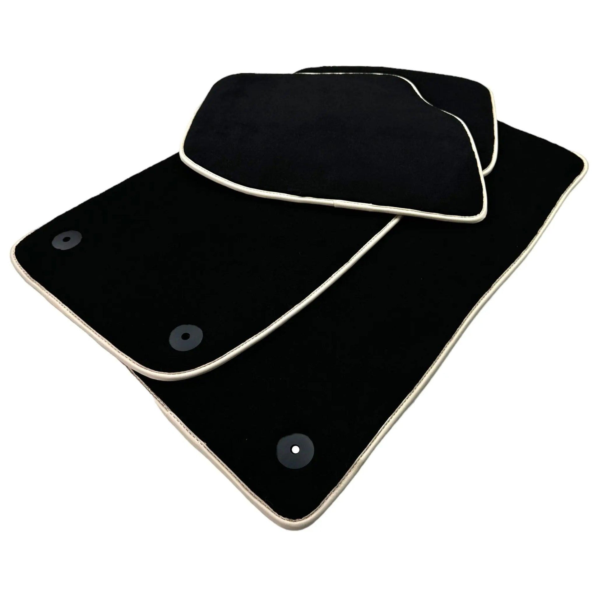 Black Floor Mats For Bentley Continental GTC Convertible (2018–2023) - AutoWin