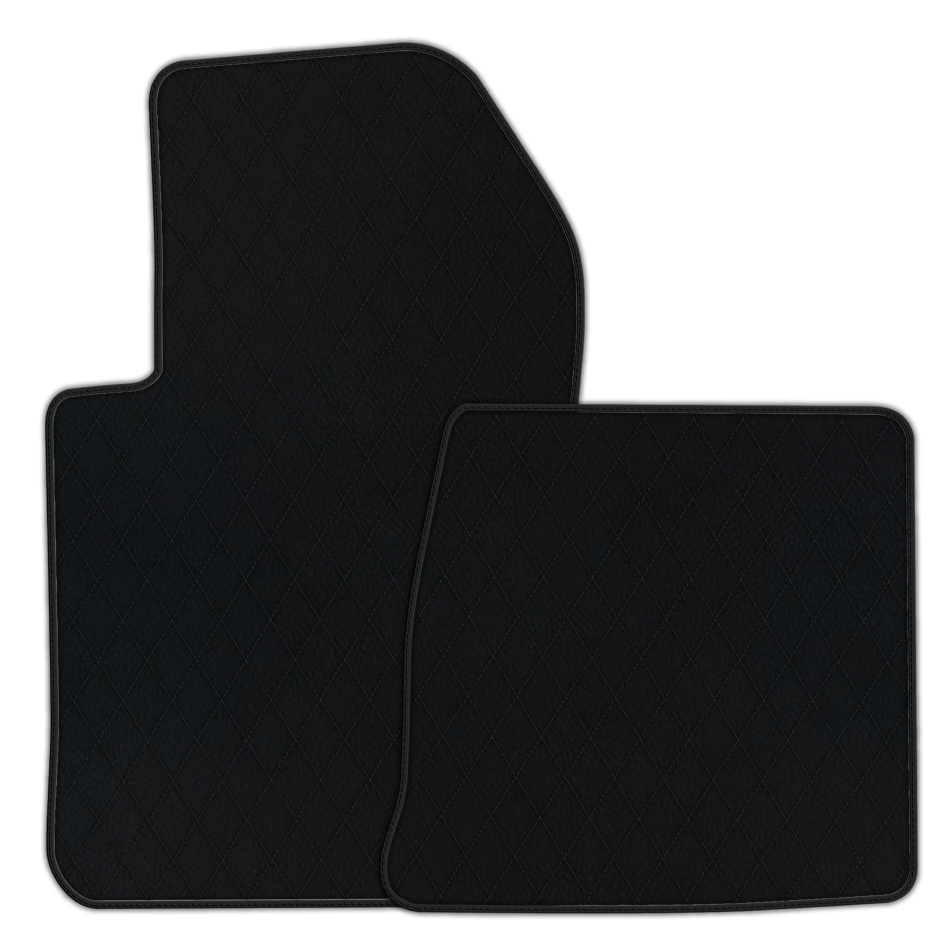 Bespoke Black Leather Floor Mats for Ferrari 599 Coupe (2006-2012)