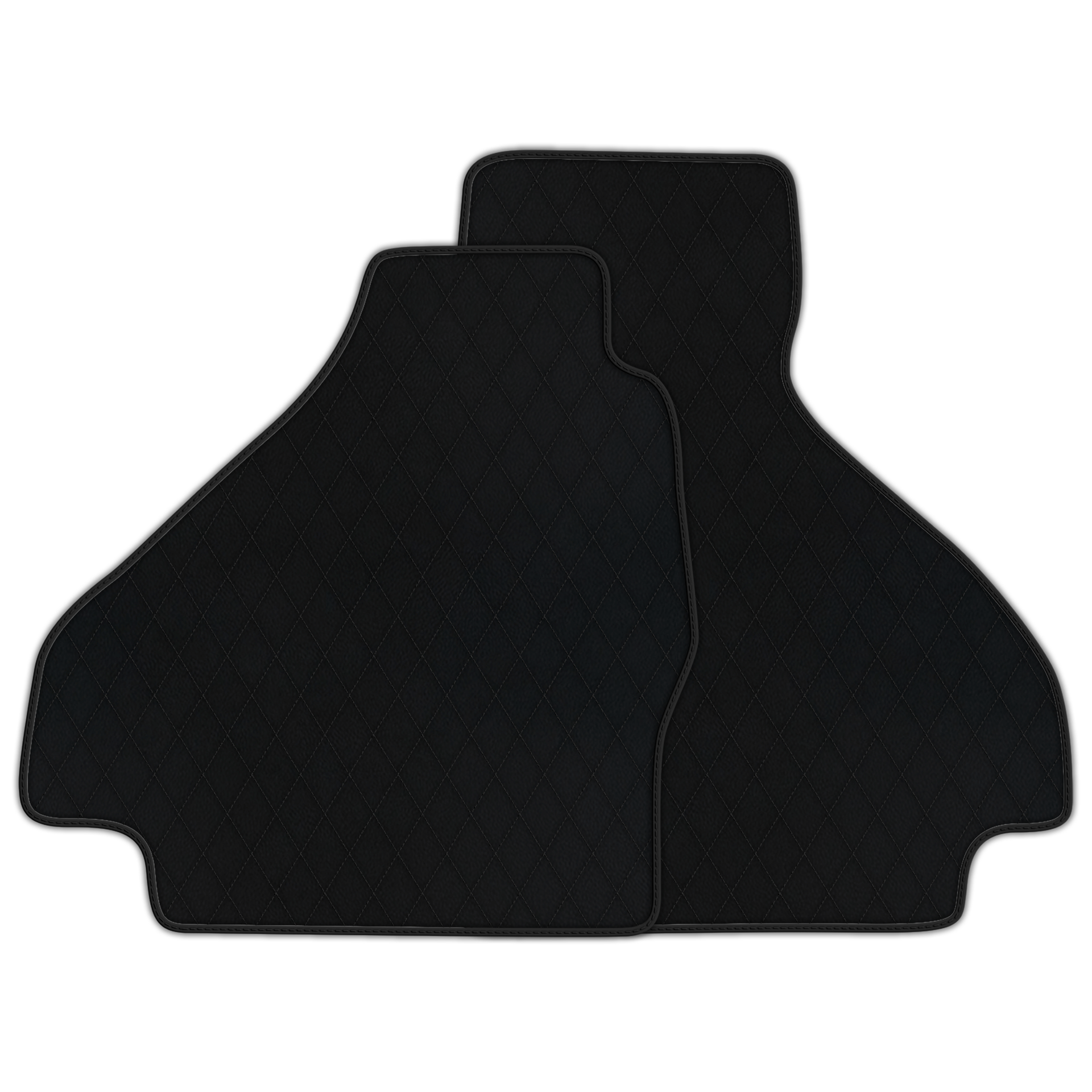 Premium Black Leather Floor Mats for Ferrari Mondial (1983-1993)