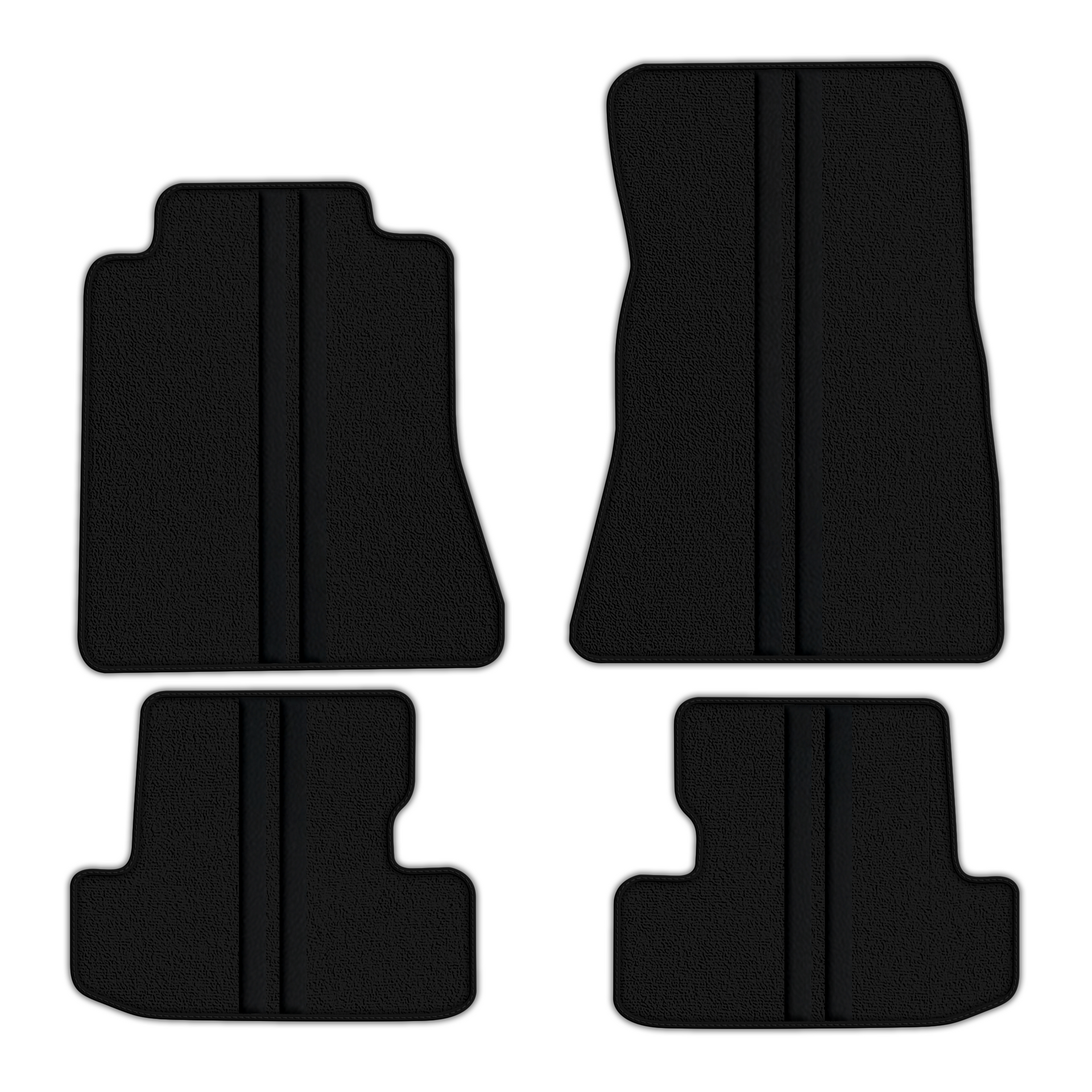 Black Floor Mats for Ford Mustang V FL (2011-2014) - Stylish