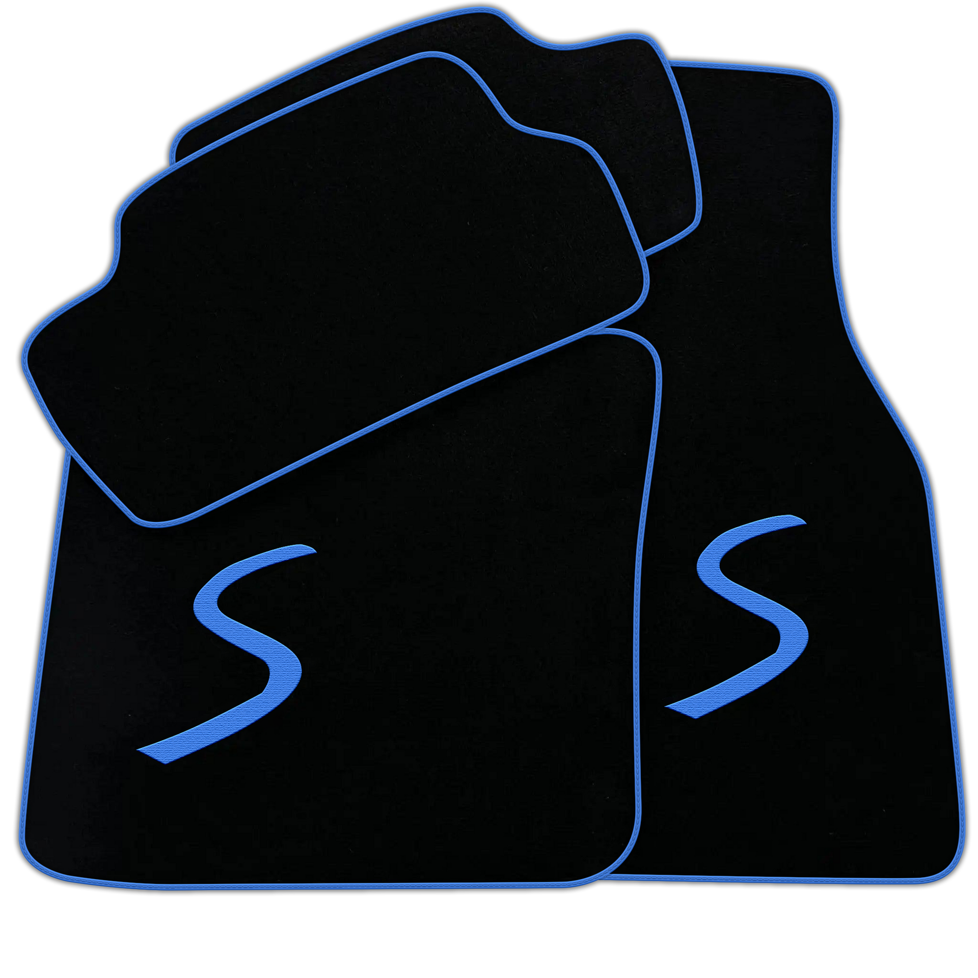 Black Floor Mats for Mini Cooper / One R53 (2001-2007) Cooper S