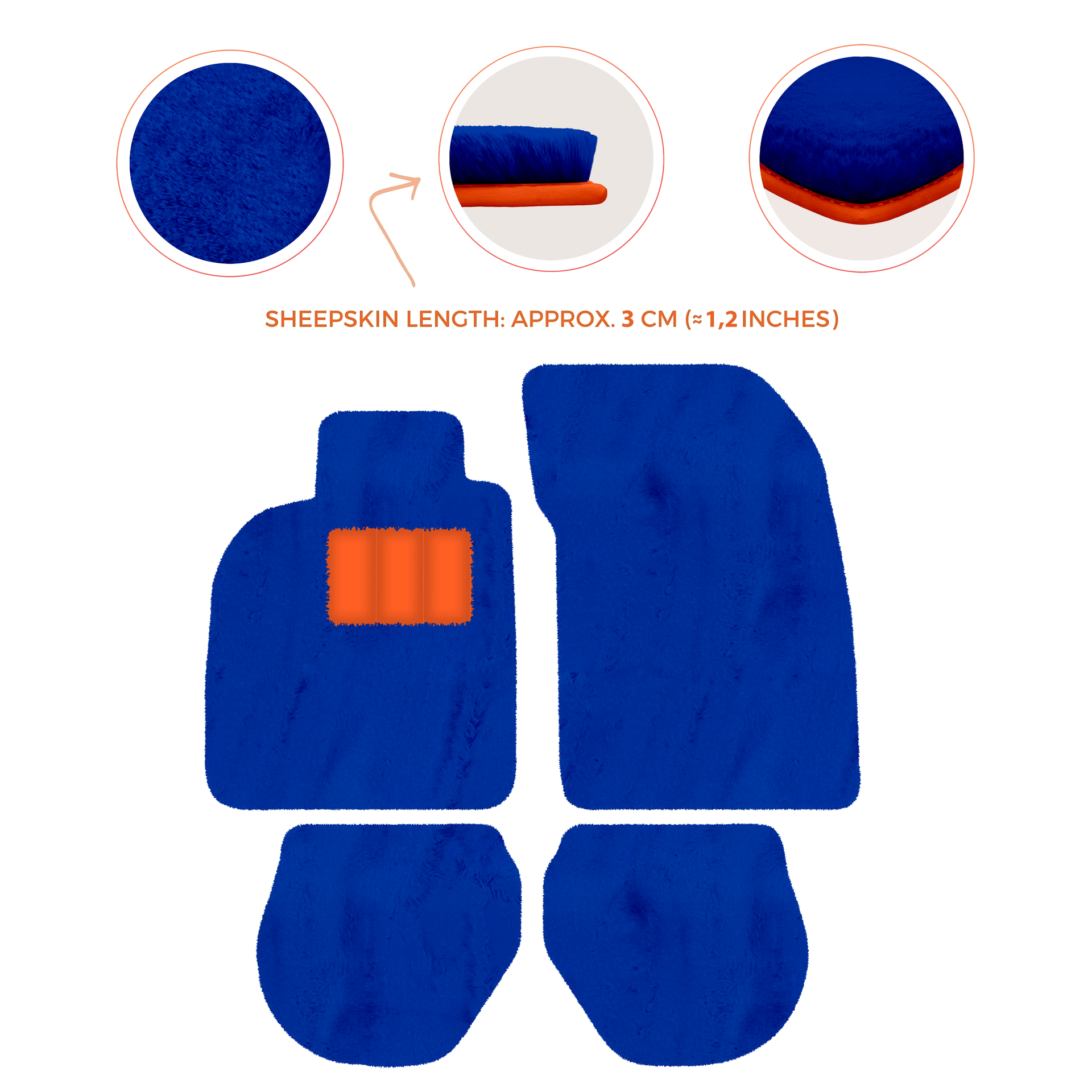 Tapis de voiture noirs pour Porsche 993 (1994-1998) avec - AutoWin