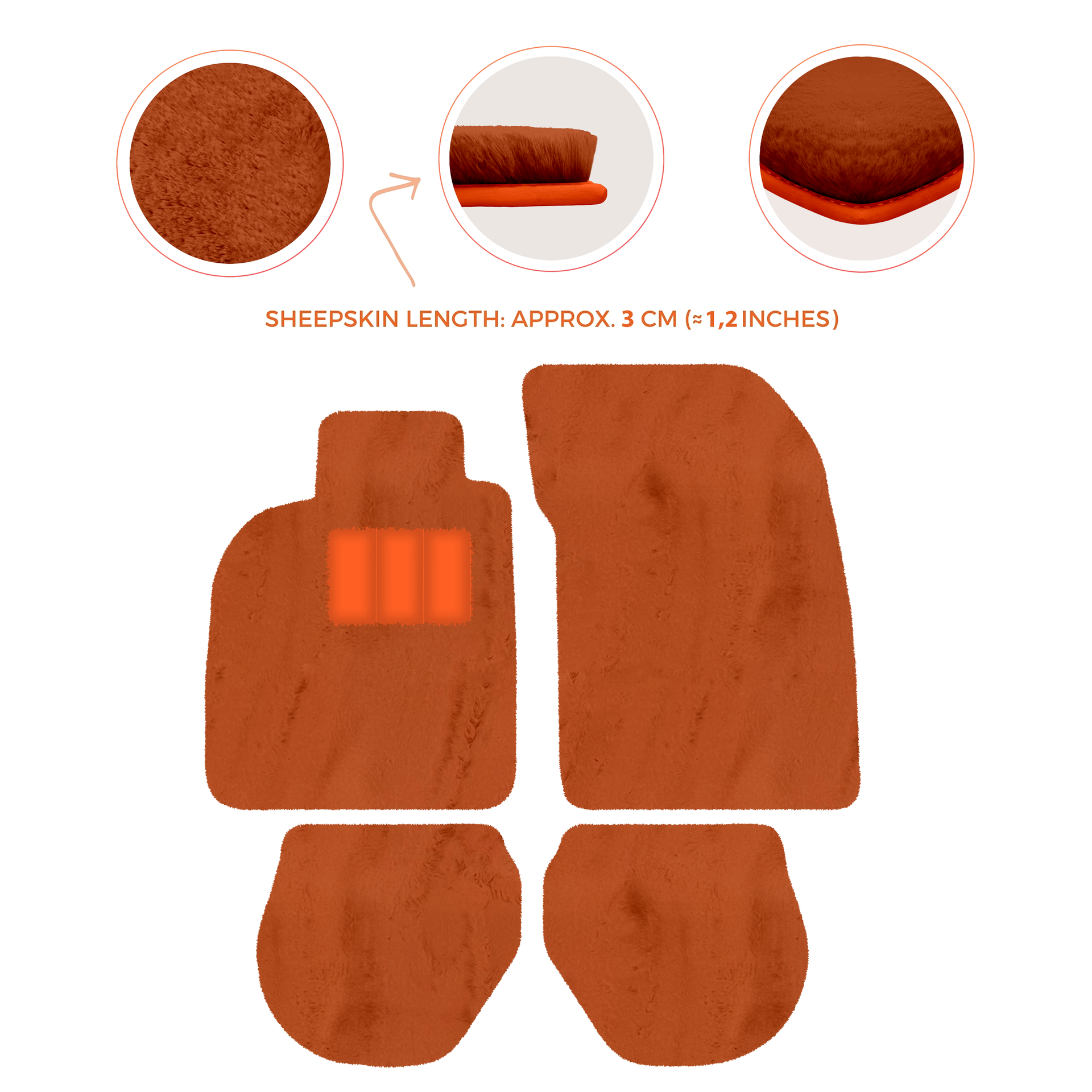 Tapis de voiture noirs pour Porsche 993 (1994-1998) avec - AutoWin