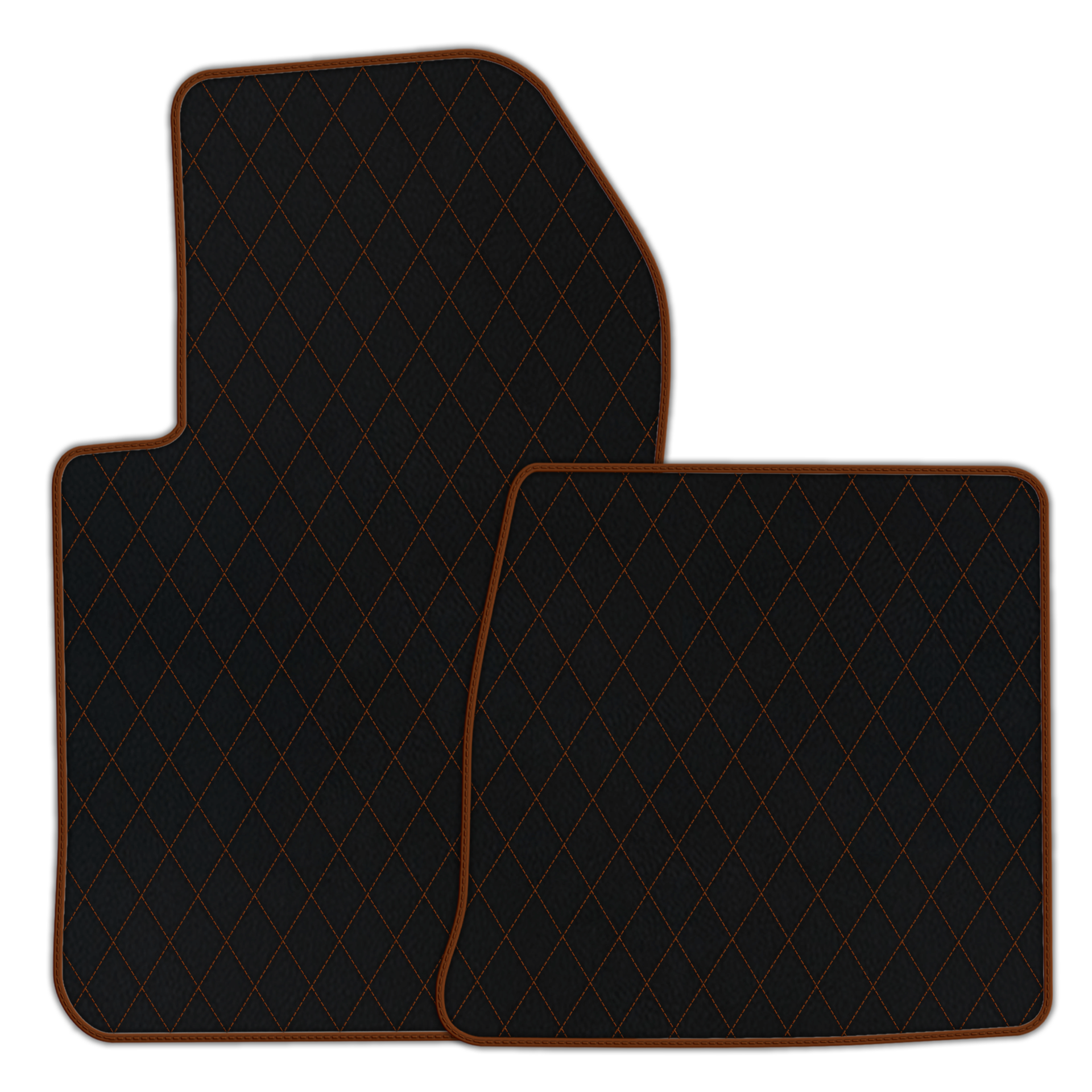 Bespoke Black Leather Floor Mats for Ferrari 599 Coupe (2006-2012)