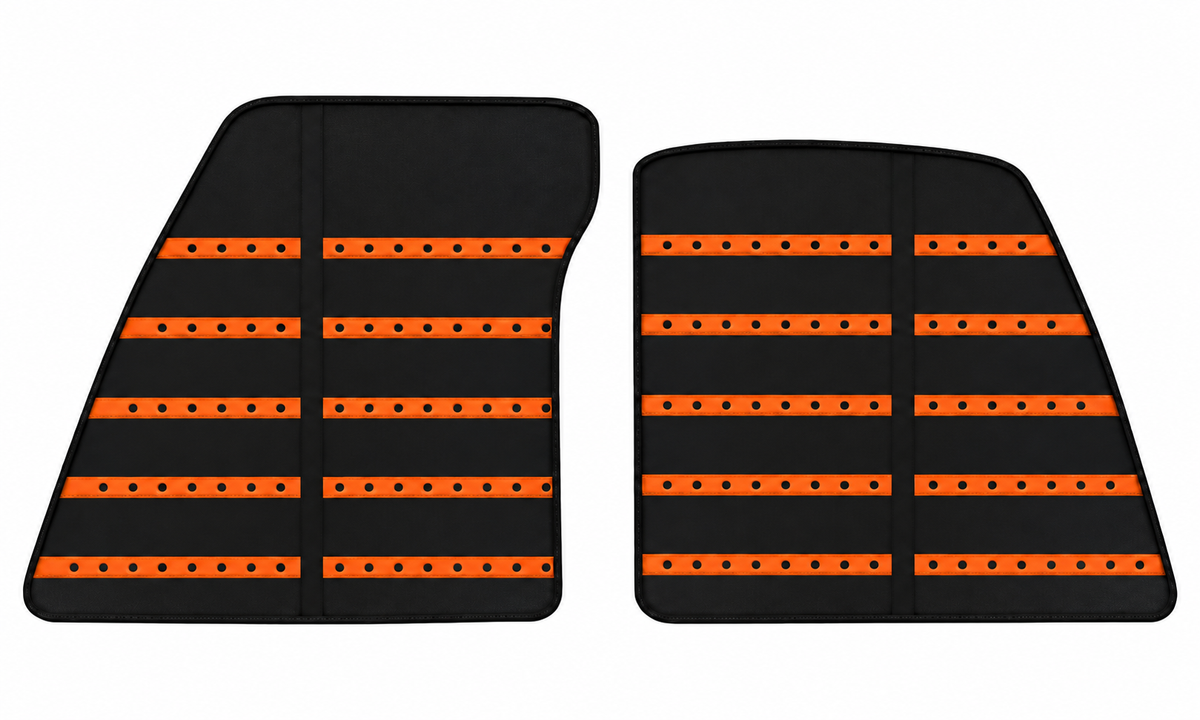 Tapis de voiture en cuir noir motif Daytona pour Ferrari 849 Testarossa (2026-2027)