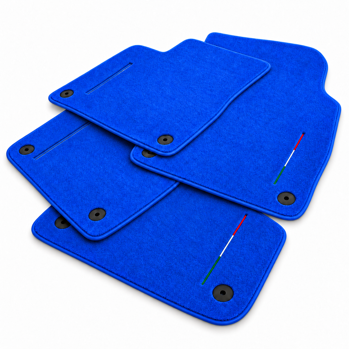 Black Floor Mats for Lamborghini Urus with Brown Leather