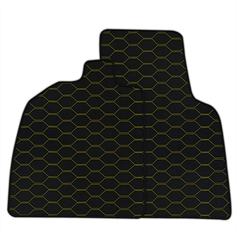 Customizable Leather Floor Mats with Divario Pattern for Audi R8 (2015-2023)