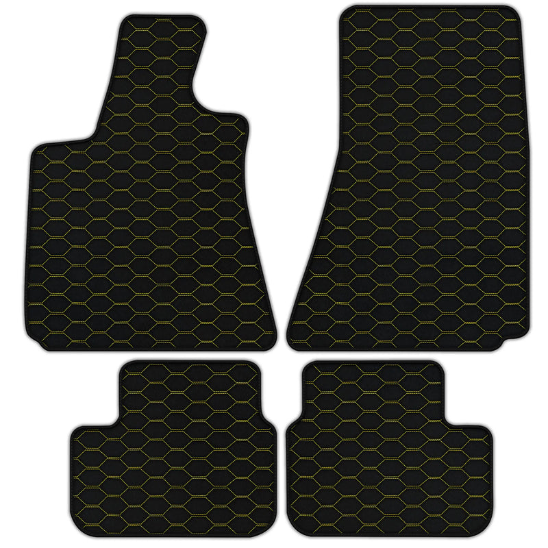 Tapis de voiture en cuir personnalisables avec motif Divario pour Maserati Ghibli (2013-2022)
