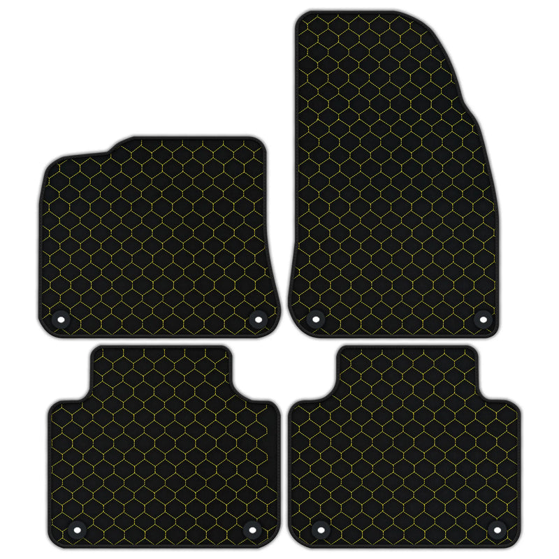 Tapis de voiture en cuir personnalisables avec motif