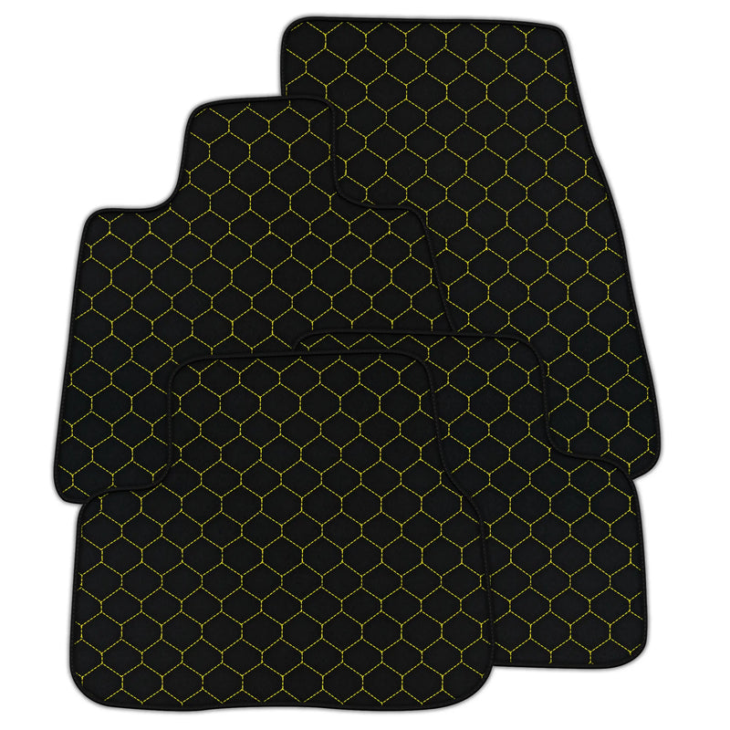 Tapis de voiture en cuir personnalisable avec motif hexagonal pour Rolls Royce Cullinan (2018-2025)