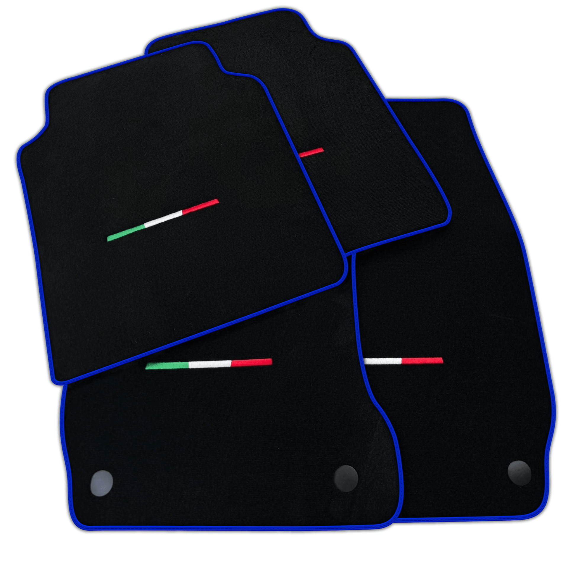 Black Floor Mats for Maserati Quattroporte | Italian Edition | Various Trim Colors