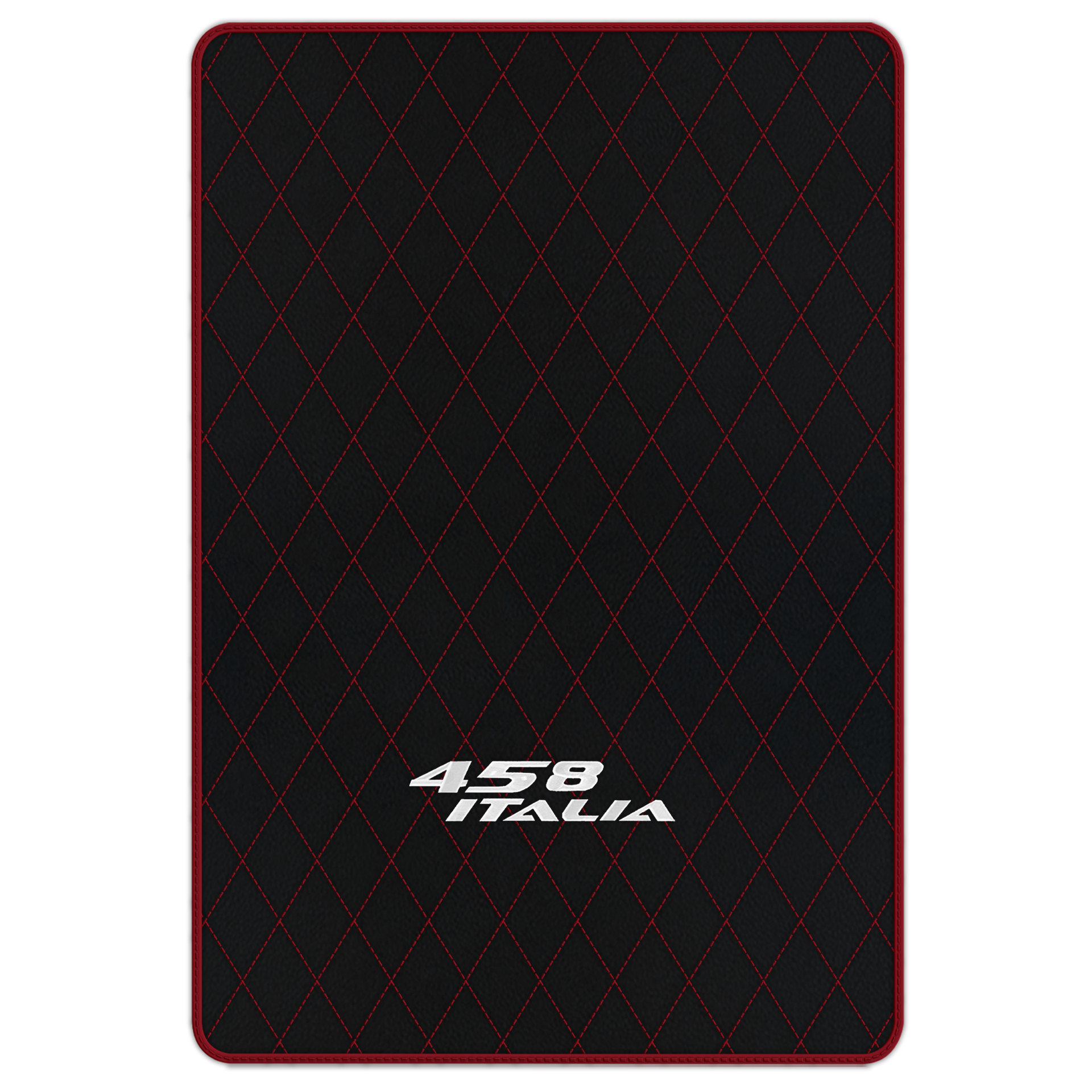 Premium Black Leather Floor Mats for Ferrari 458 Spider (2012-2015)