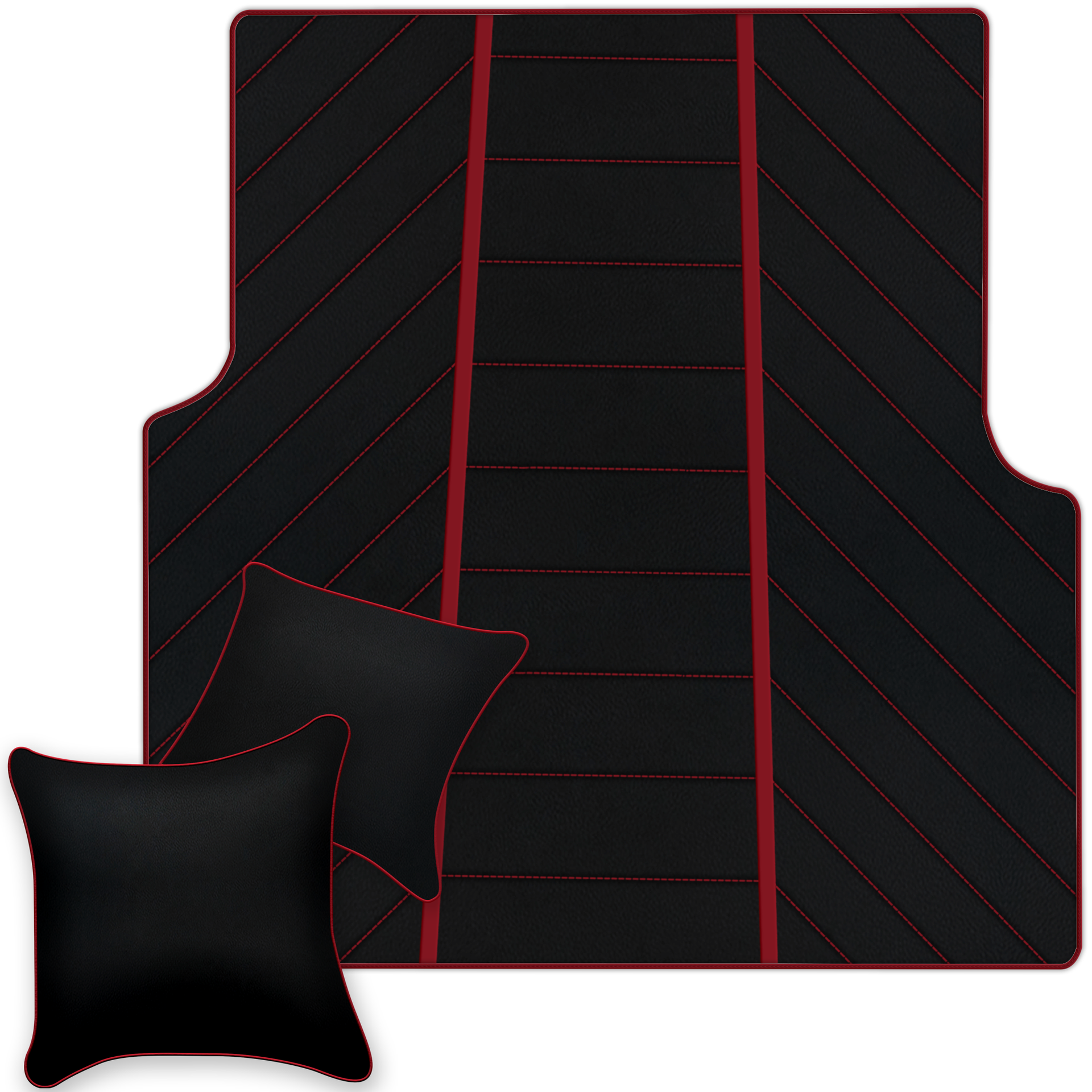 Luxury Black Leather Floor Mats for Rolls Royce Dawn 2016-2023