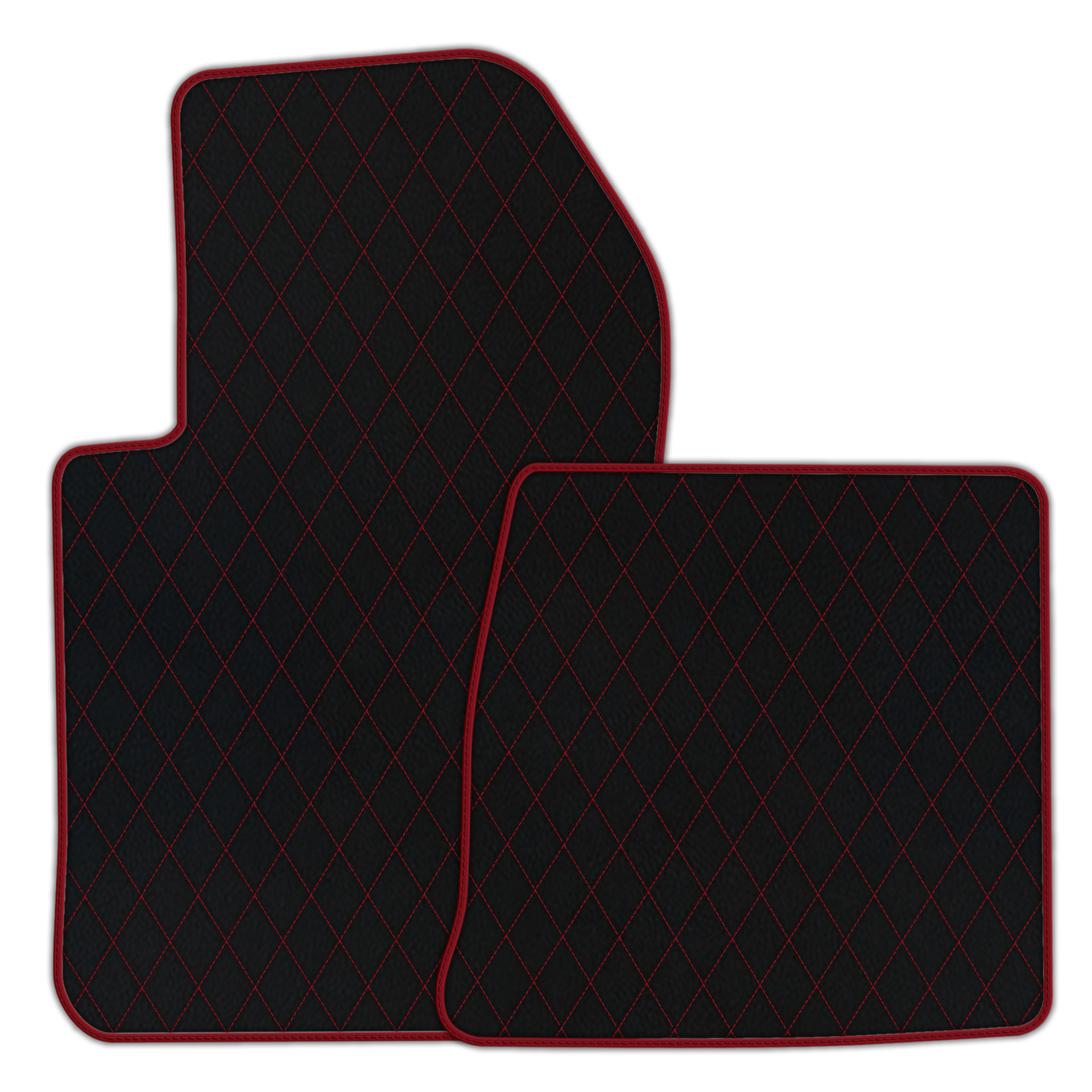 Bespoke Black Leather Floor Mats for Ferrari 599 Coupe (2006-2012)