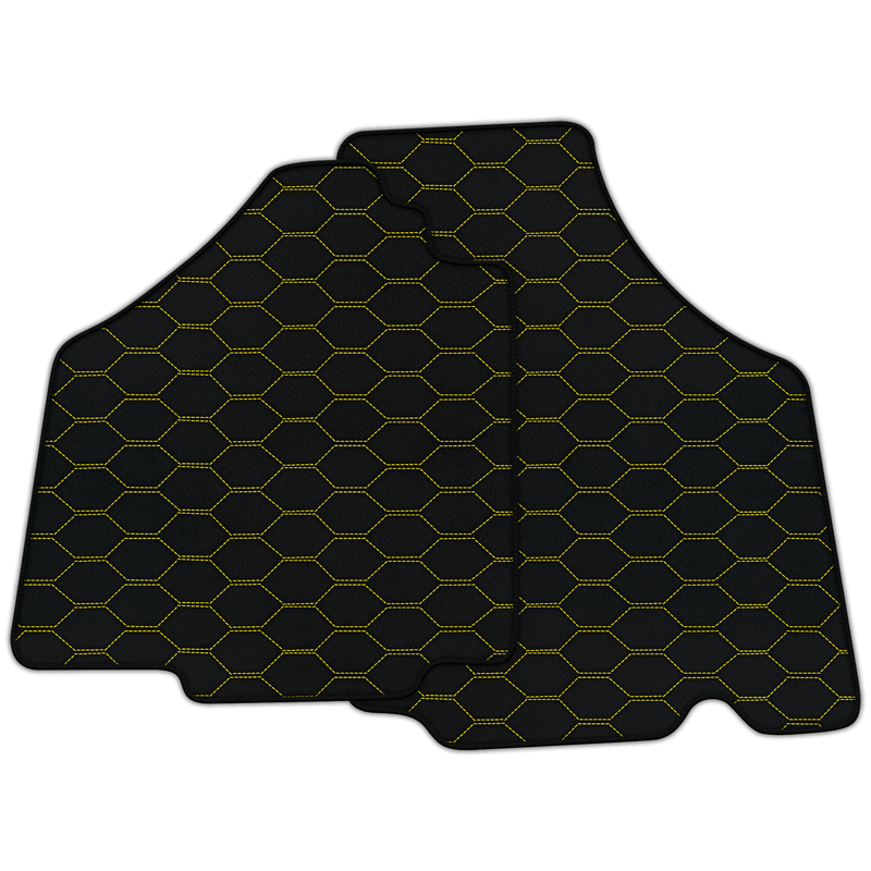 Customizable Leather Floor Mats with Divario Pattern for Lamborghini Murcielago (2001-2010)