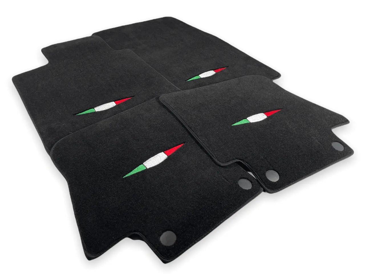 Floor Mats For Maserati GranCabrio Sport (2011-2019) Black IT Edition - AutoWin