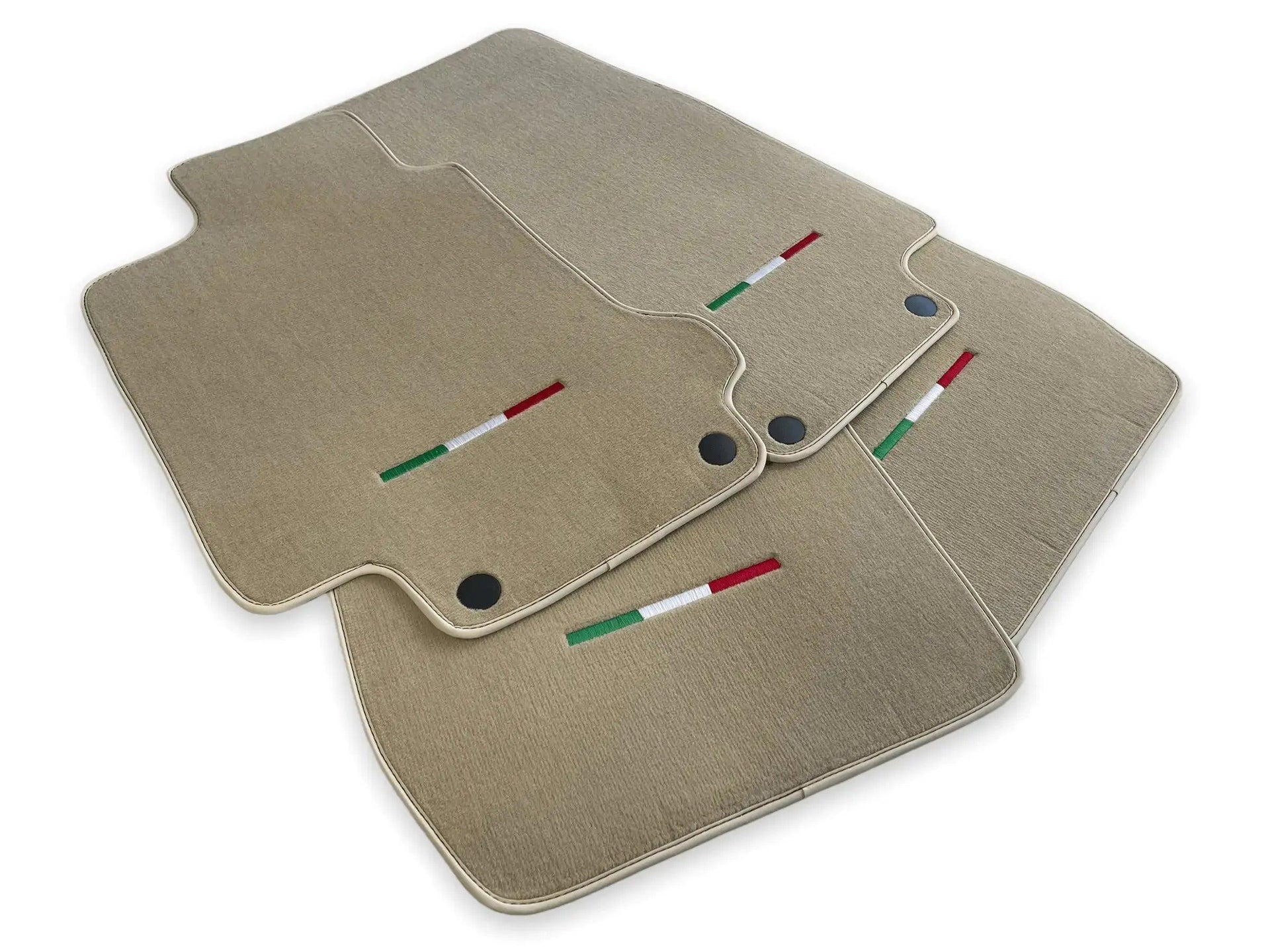 Floor Mats For Maserati GranTurismo MC Stradale (2011-2015) Beige IT Edition - AutoWin
