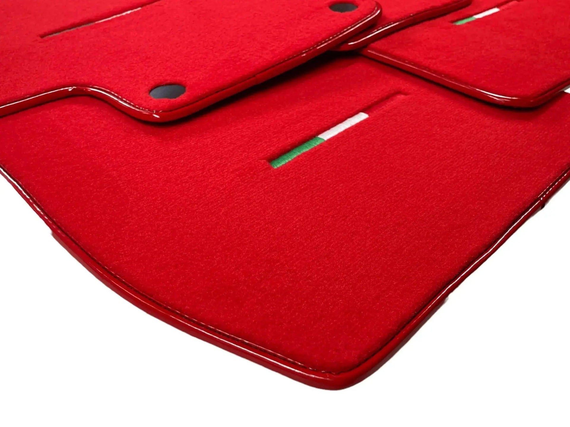 Floor Mats For Maserati GranTurismo Sportline (2009-2019) Red IT Edition - AutoWin