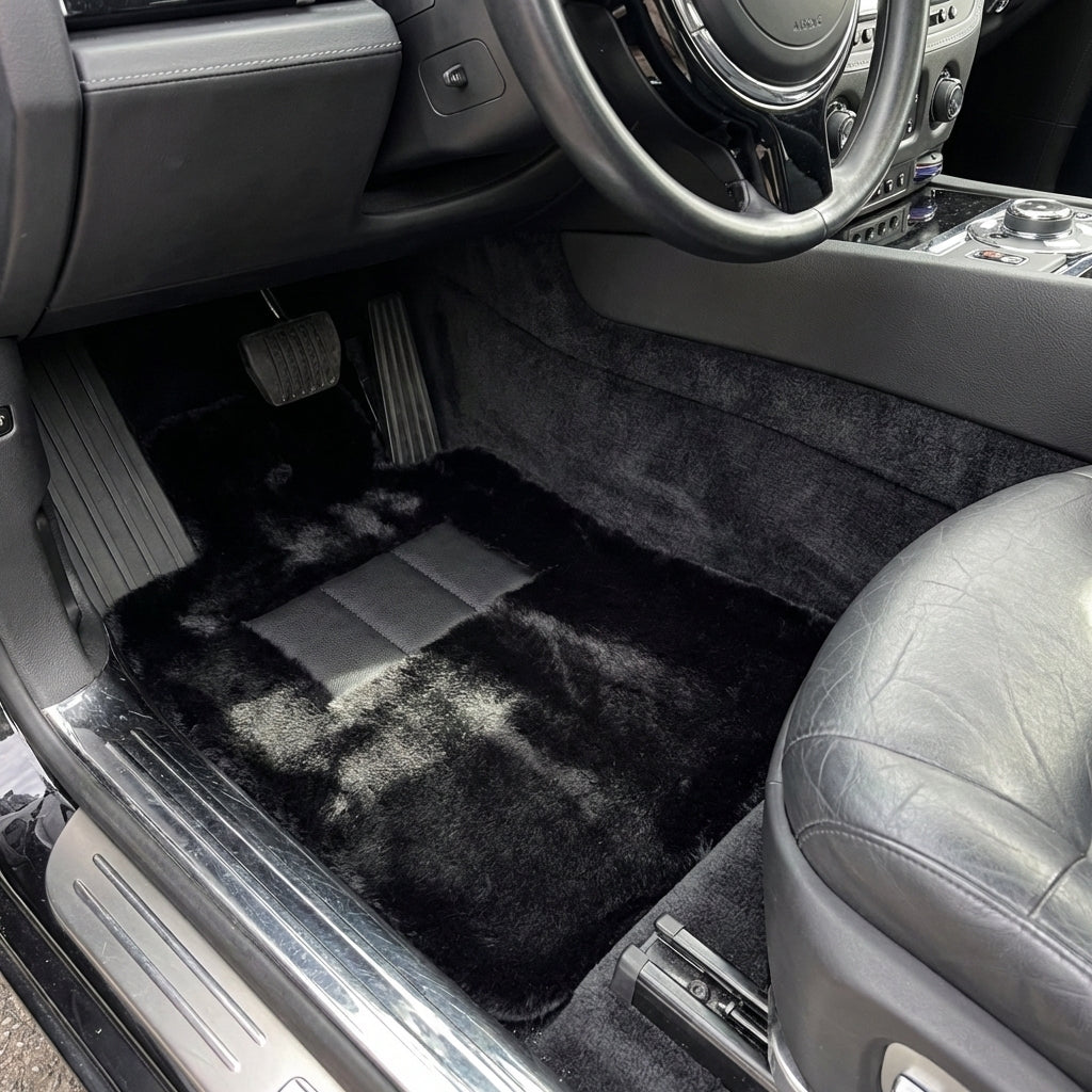 Tapis de voiture en cuir pour Rolls Royce Ghost Série I (2010–2020) Marque ER56 Design - ER56 Design