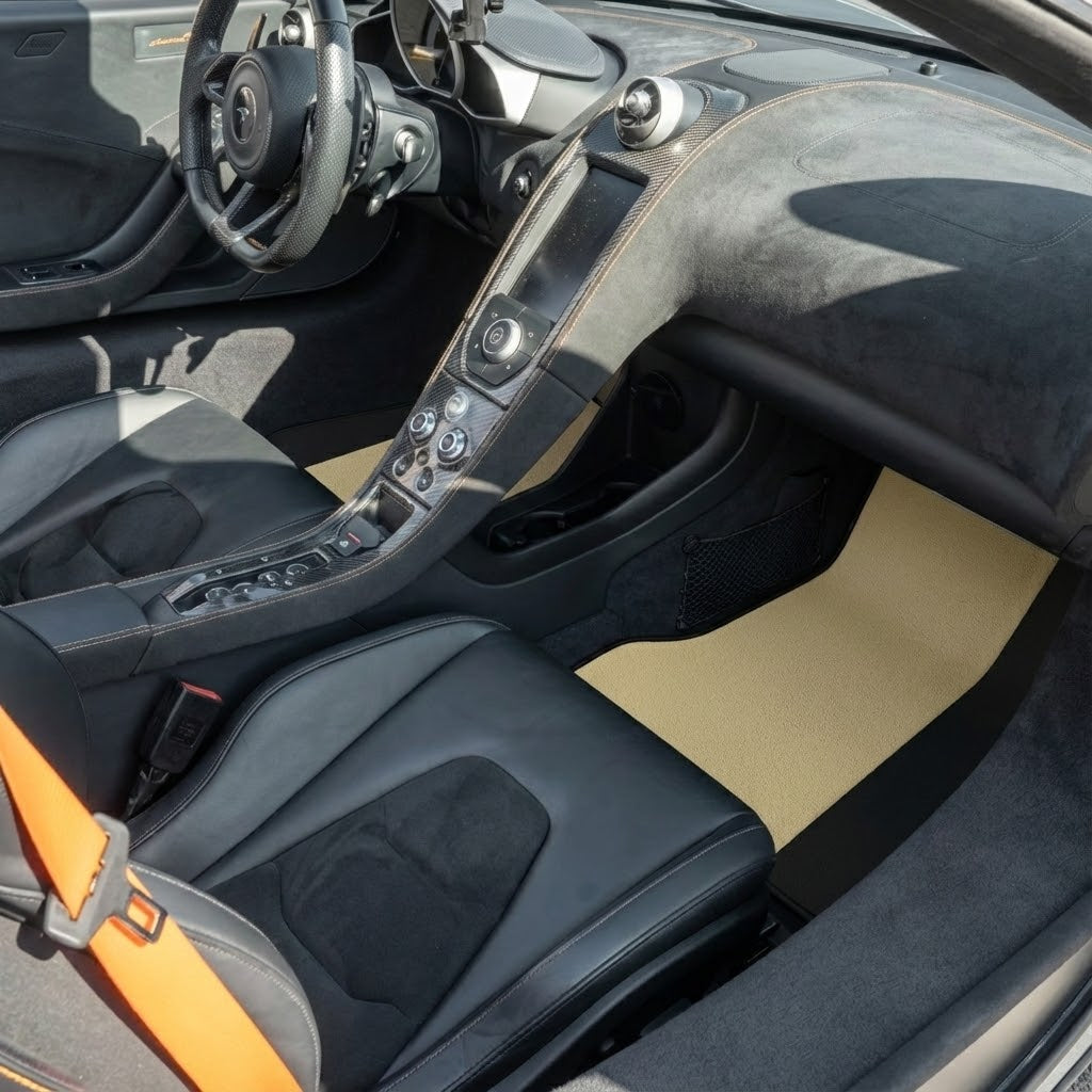Gray Floor Mats For McLaren 650S Tailored - AutoWin.EU