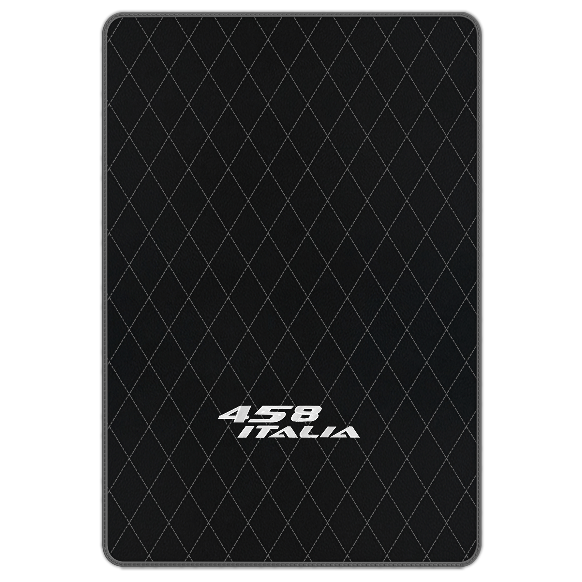 Premium Black Leather Floor Mats for Ferrari 458 Spider (2012-2015)