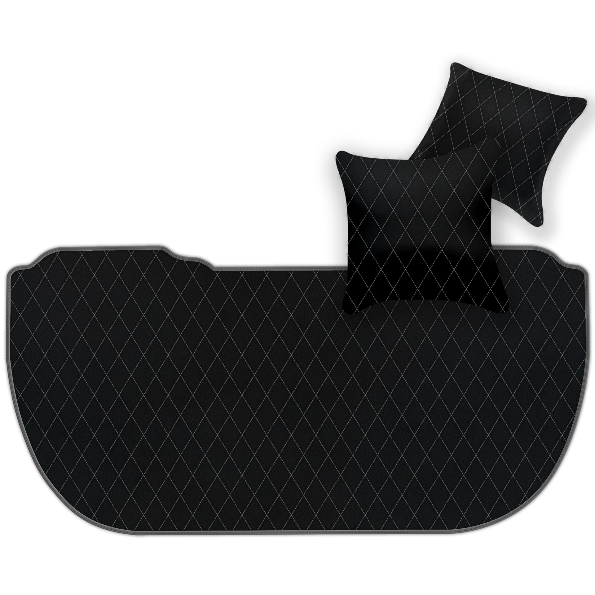 Black Leather Floor Mats for Bentley Mulsanne (2010-2020) | AW1 Design