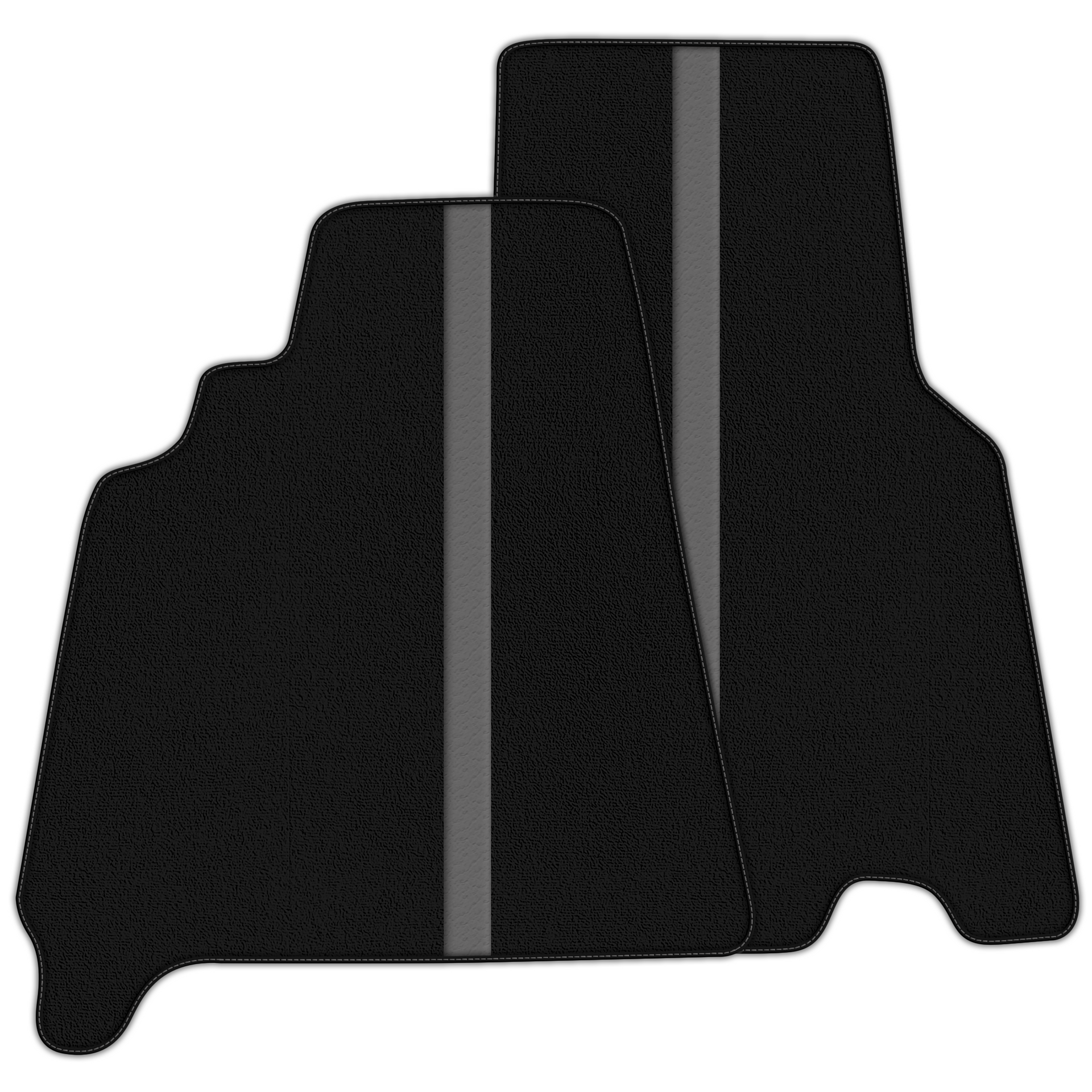 Luxury Black Leather Floor Mats for Ferrari California T 2015-2018