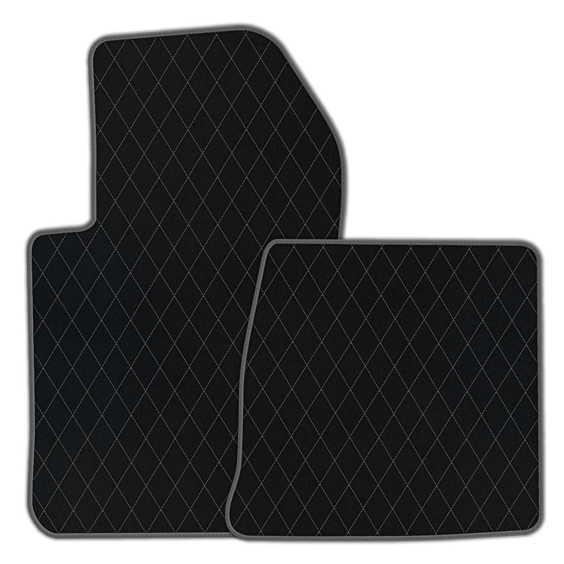 Bespoke Black Leather Floor Mats for Ferrari 599 Coupe (2006-2012)