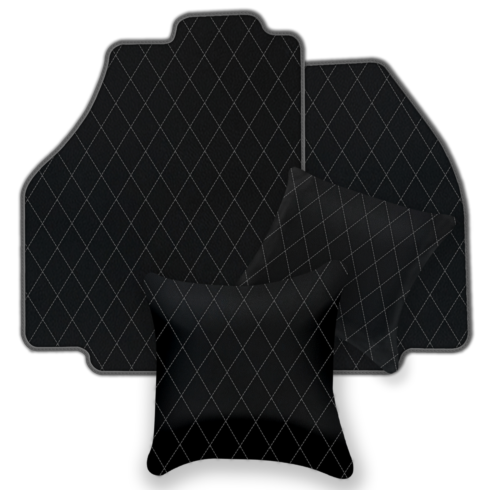 Premium Black Leather Floor Mats for Ferrari SF90 Stradale (2019-2024)