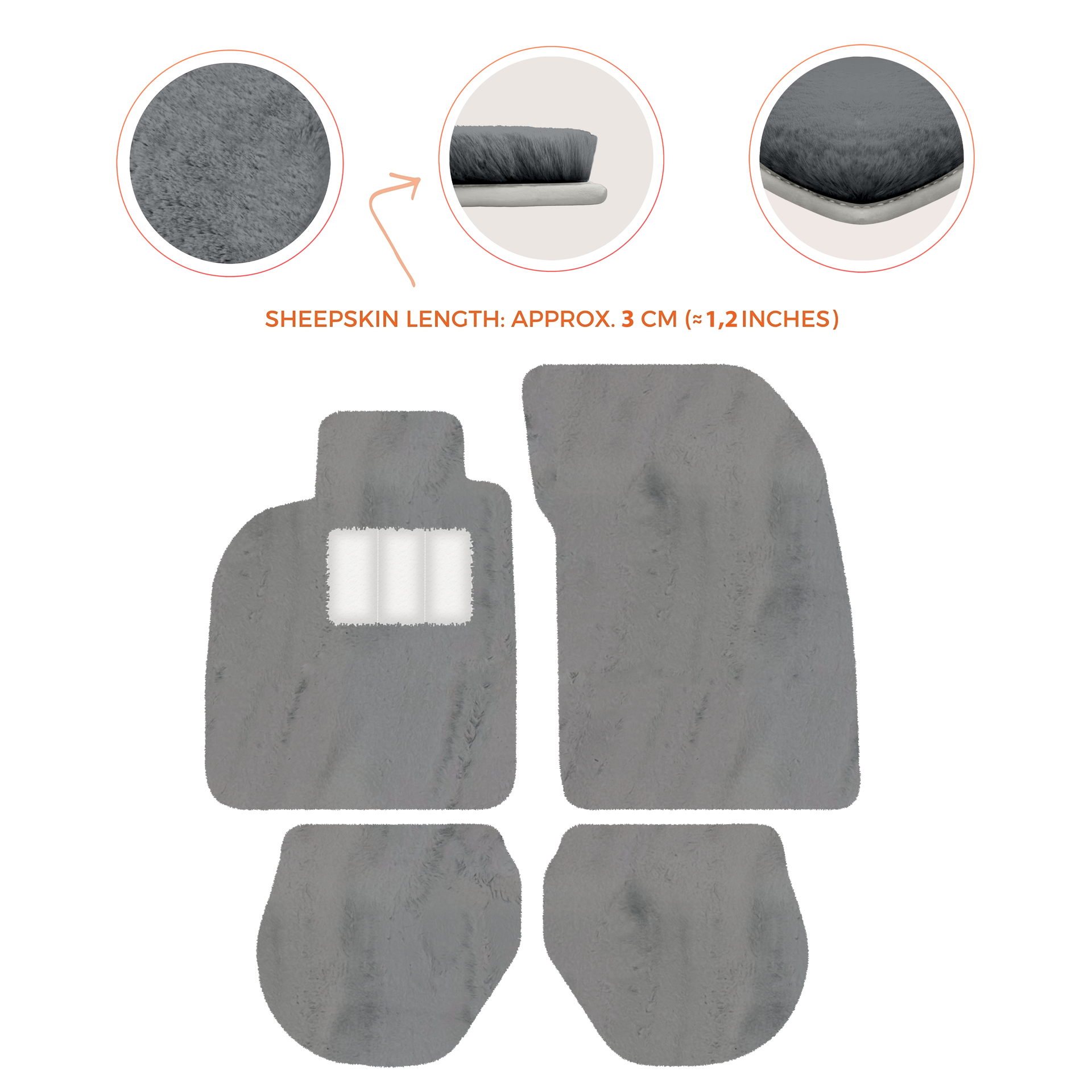 Tapis de voiture noirs pour Porsche 993 (1994-1998) avec - AutoWin