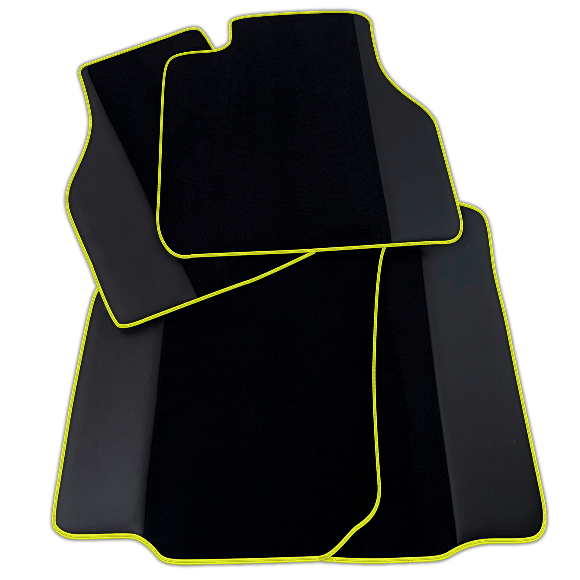 Customizable Black Floor Mats for Bentley Flying Spur (2019-2023) with Leather