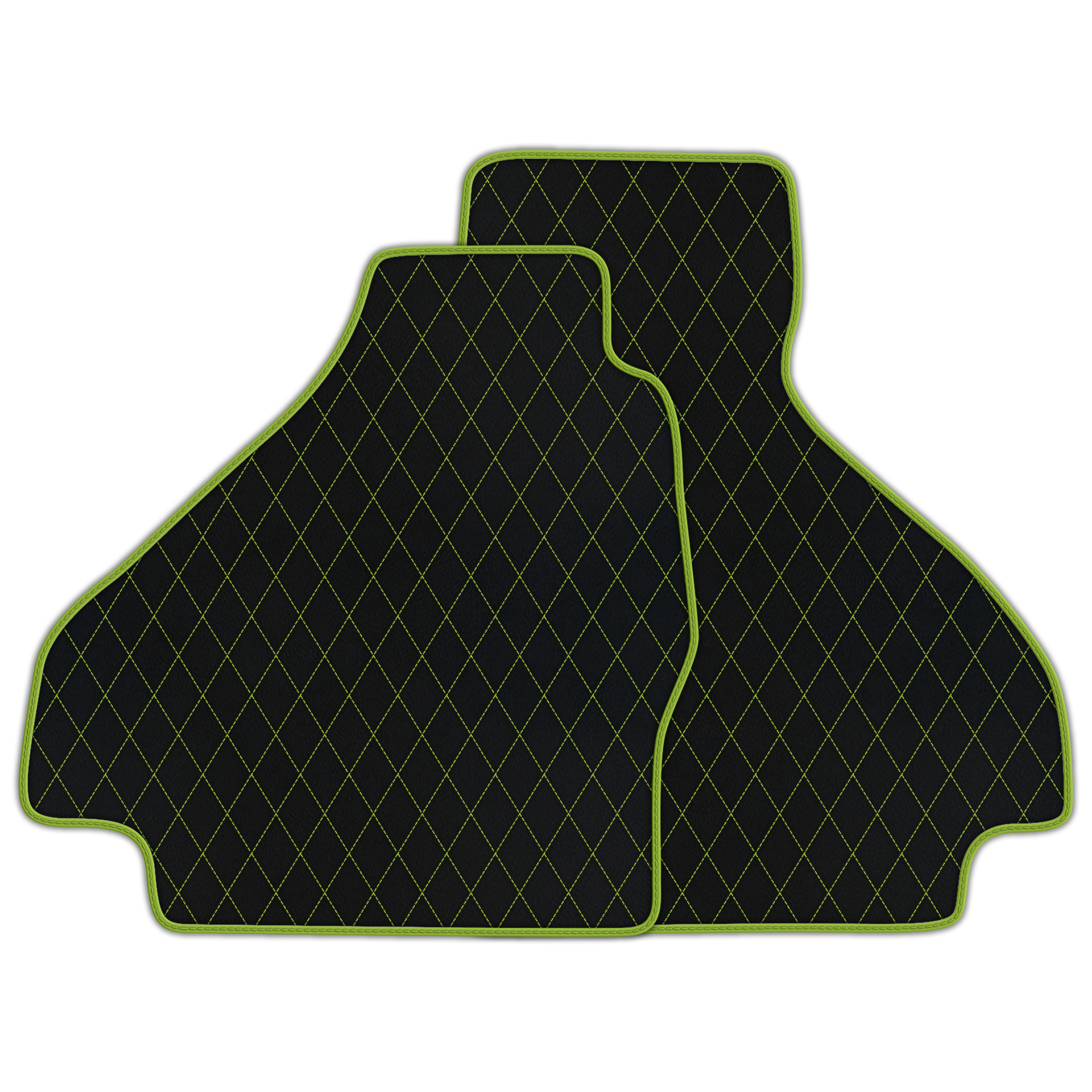 Premium Black Leather Floor Mats for Ferrari Mondial (1983-1993)