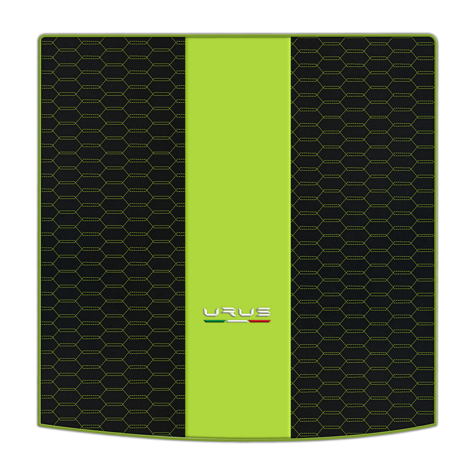 Tapis de voiture beige pour Lamborghini Urus Performante en cuir carboné - AutoWin.EU