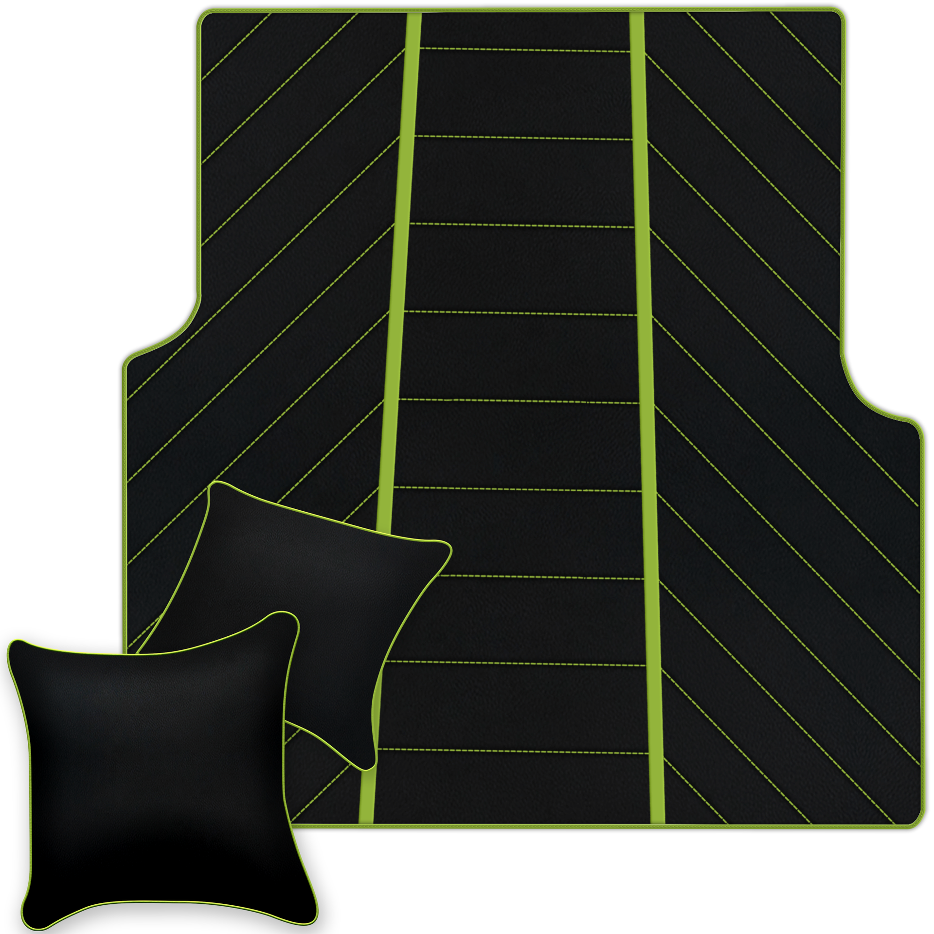 Luxury Black Leather Floor Mats for Rolls Royce Dawn 2016-2023