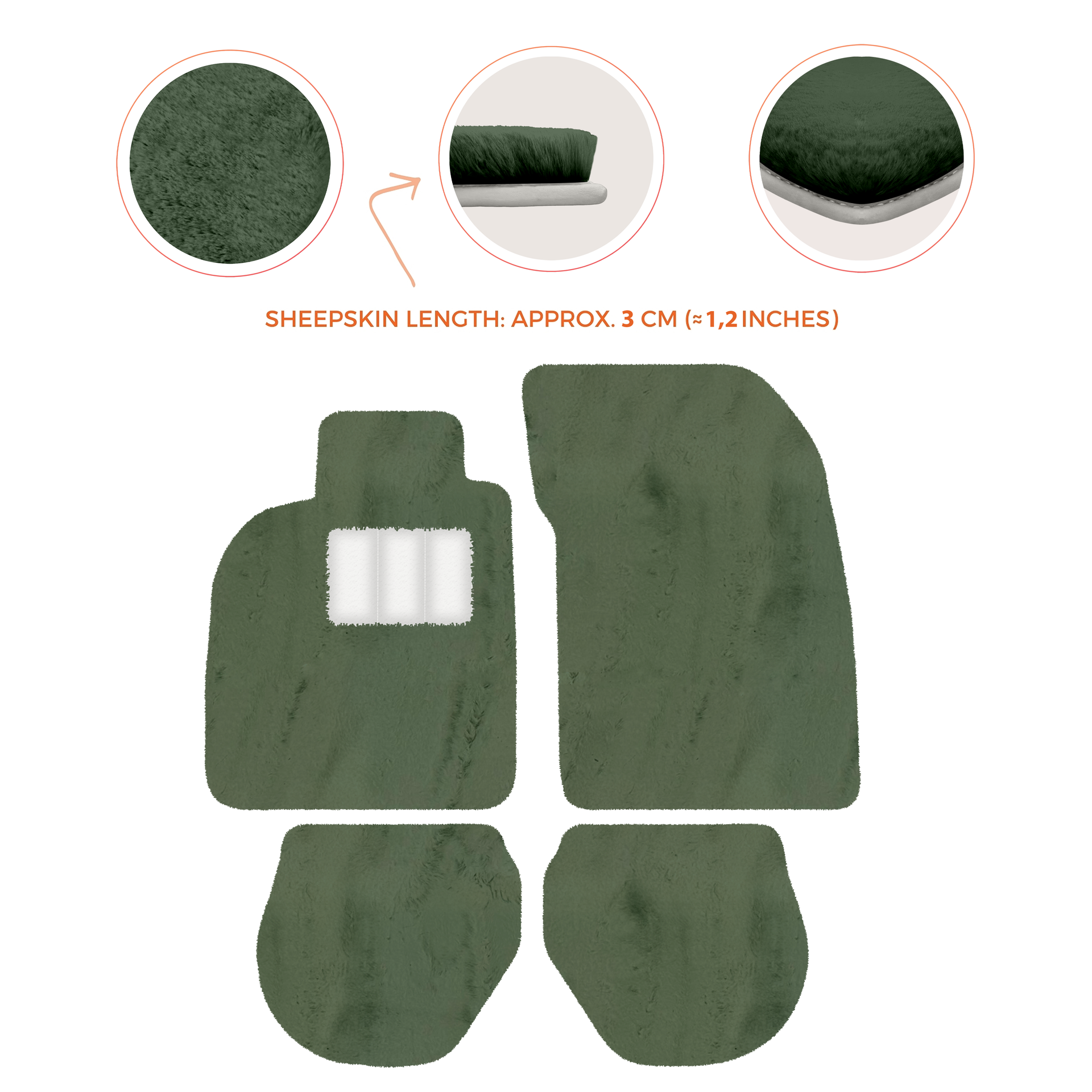 Tapis de voiture noirs pour Porsche 993 (1994-1998) avec - AutoWin