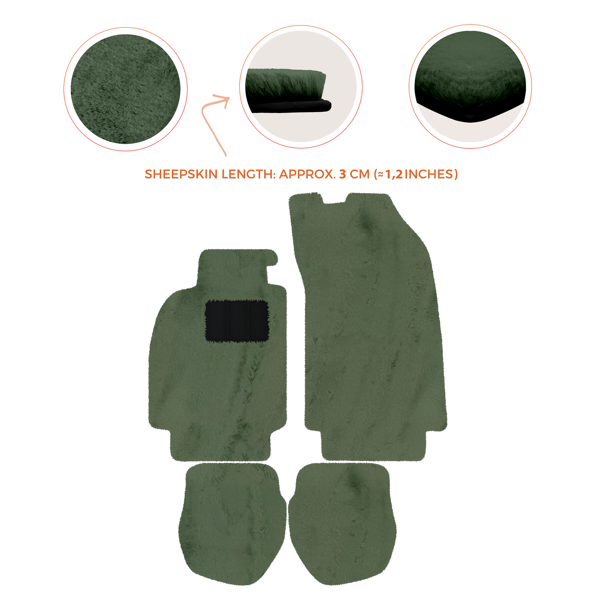 Tapis de voiture noirs pour Porsche 964 (1989-1994) avec carbone | ER56 Performance - AutoWin