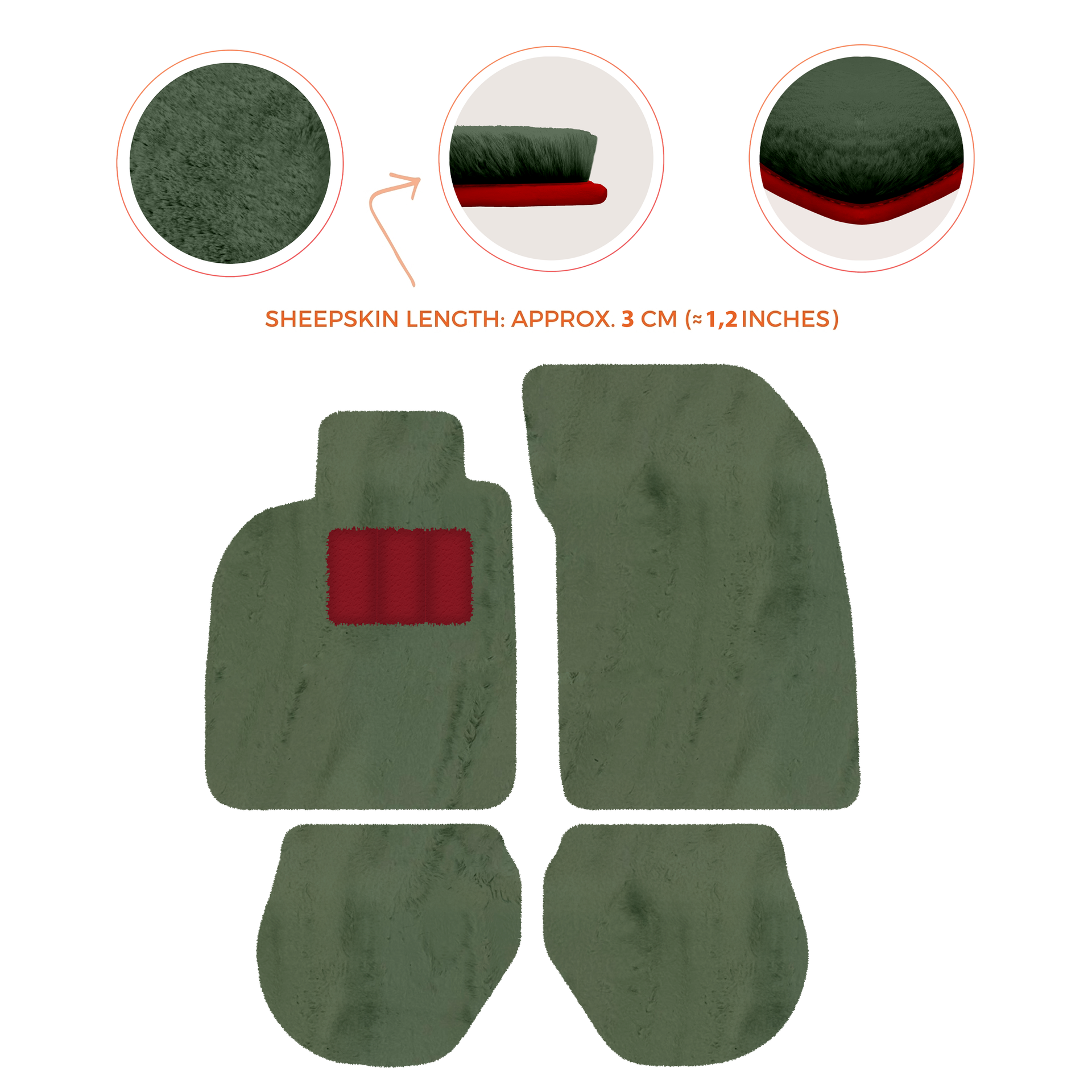 Tapis de voiture noirs pour Porsche 993 (1994-1998) avec - AutoWin