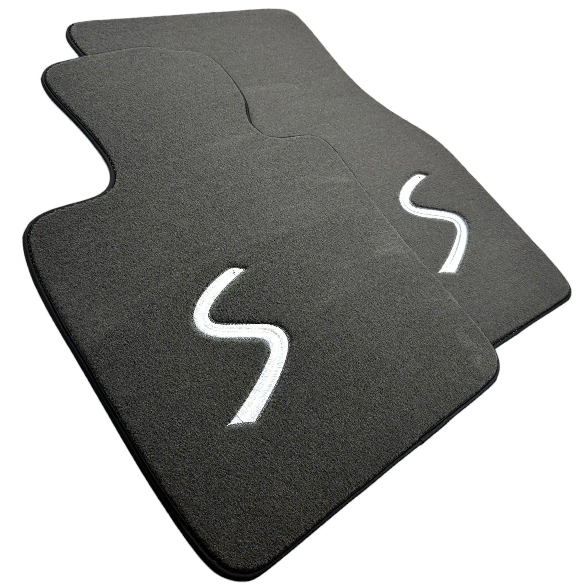 Grey Floor Mats for Mini Cabrio R56 Convertible (2009-2016) - AutoWin