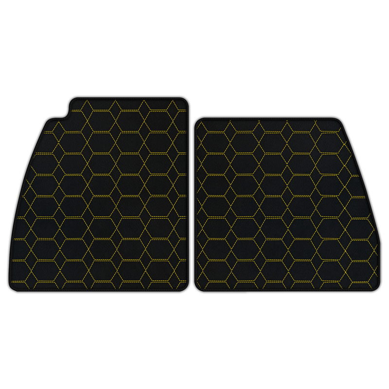 Customizable Leather Floor Mats with Hexagon Hex Pattern for Lotus Emira (2022-2025)
