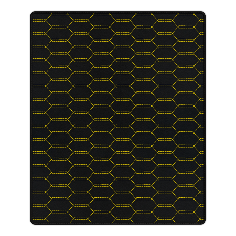 Anpassbare Kofferraum-Fußmatten aus Leder mit ineinandergreifendem Sechseckmuster für Ferrari 296 GTS (2022-2025)