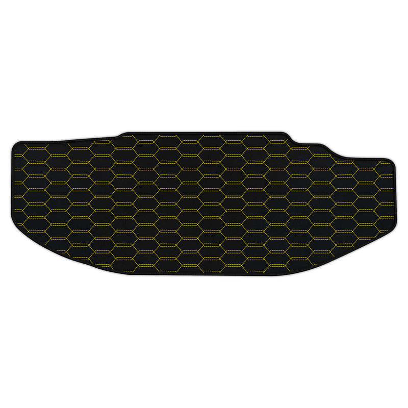 Customizable Leather Trunk Floor Mats with Interlaced Hex Pattern for Maserati GranTurismo (2007-2019)
