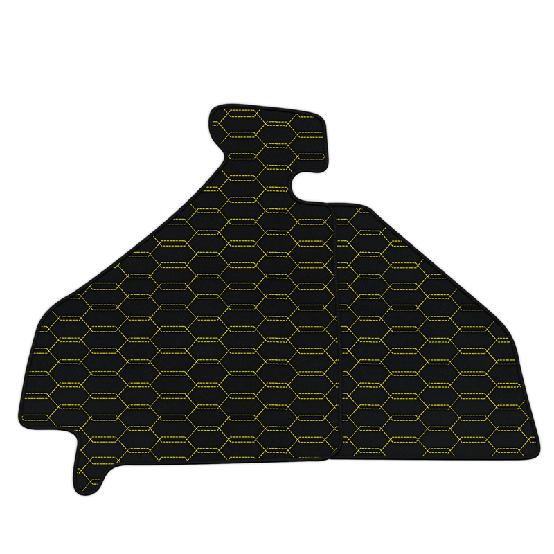 Tapis de voiture en cuir personnalisables avec motif