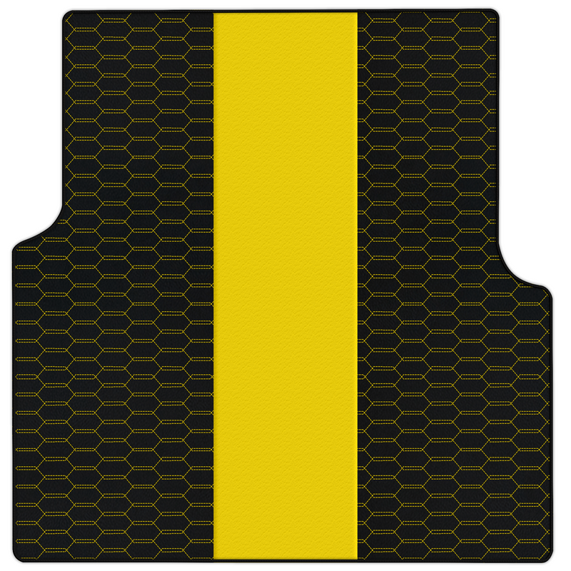 Personalisierbare Leder-Kofferraummatten mit ineinandergreifendem Sechseckmuster für Rolls-Royce Cullinan (2018-2025)